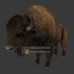 動(dòng)物園之藏羚羊 Max模型 四邊面