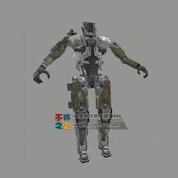 幾種顏色的次世代機(jī)器人模型