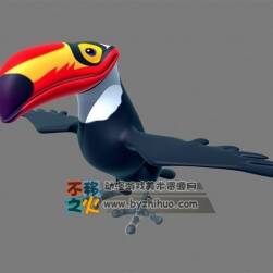 Tucan 卡通啄木鳥模型