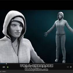 現(xiàn)實(shí)游戲人物建模教程 帶源文件 Realistic Game Character Modeling