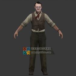 次時代 中年  男士 西裝 眼睛 模型