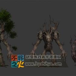 妖怪 樹人 樹精模型