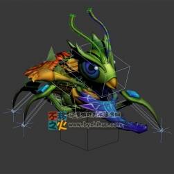 卡通 螳螂 妖怪 模型