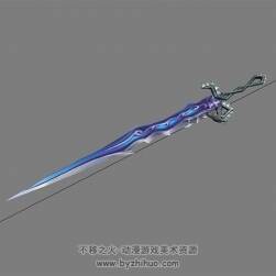 仙俠游戲 青龍劍模型