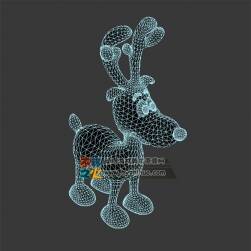 卡通小鹿 Max模型