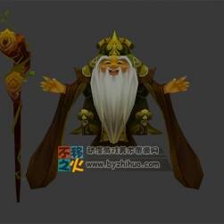 可愛 神仙 土地公模型