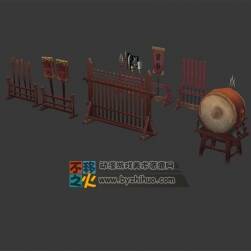 衙門縣衙道具模型