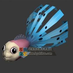 Q版 近20種水族魚類 含動(dòng)作游動(dòng) FBX模型