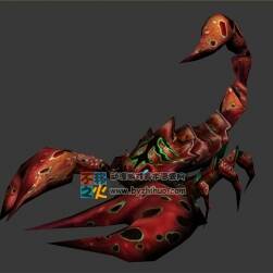 赤色魔蝎 Max模型