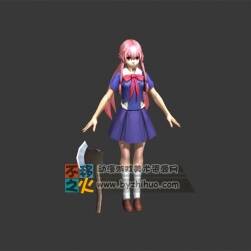 次元 美少女 斧子 模型