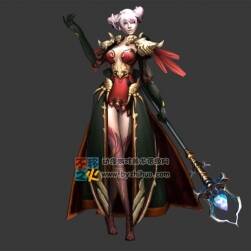 包子頭 法杖 祭祀 女法師