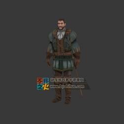 刺客信條傭兵戰(zhàn)士大叔中年模型