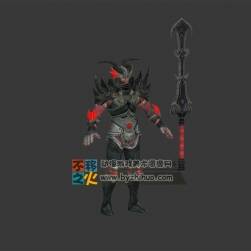 牛角鎧甲巨劍戰(zhàn)士模型