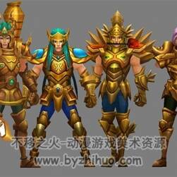 圣斗士星矢的黃金十二宮 黃金12宮 雅典娜 人物模型