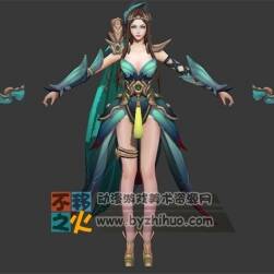 王者榮耀[森之風(fēng)靈] 美女古裝 弓箭射手 虞姬模型