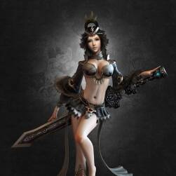 秦美人 角色場(chǎng)景概念原畫