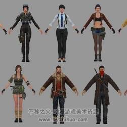 【CSOL2】 次世代角色 大波妹、小萌妹等 10個主角模型