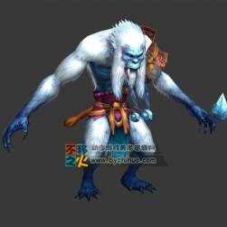 雪怪 猿人 猿猴 模型 模型