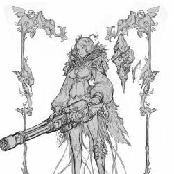 韓國畫師Sangsoon Lim 角色線稿+原畫 22P