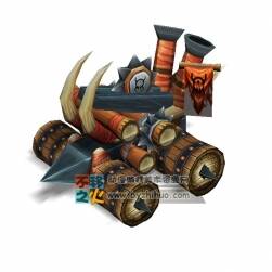 獸人弩車 Max模型