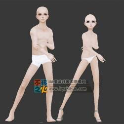 跳舞男女 Max模型